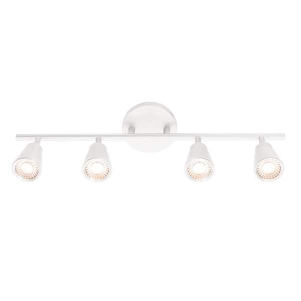 Solo 4 Light 36 in. Wide LED Energy Star Fixed Track Lighting Kit 3000K