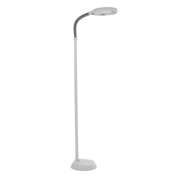 Deluxe Sunlight 55 in. White Floor Lamp