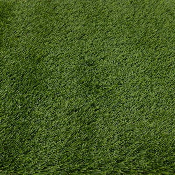 62 oz. 15 ft. Wide x Cut to Length Light Field Clover Artificial Grass