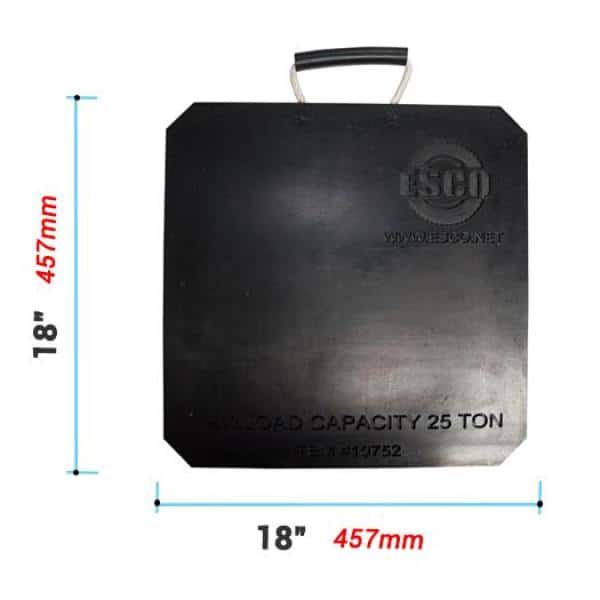 25-Ton Jack Support Cribbing Plate