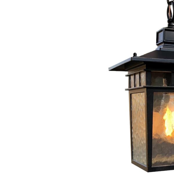 Cullen 1-Light Oil-Rubbed Bronze Outdoor Hanging Lantern
