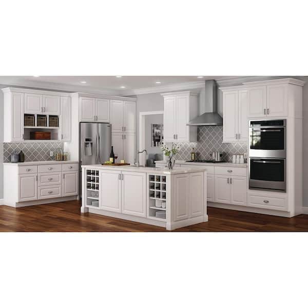 5.75x34.5x5.75 in. Decorative Corner Post End Panel in Satin White