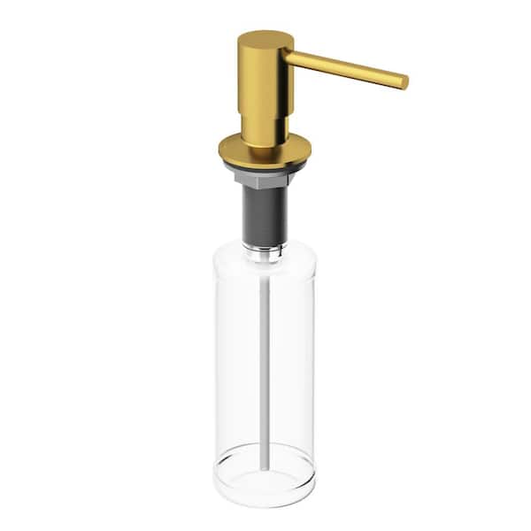 Bolton Kitchen Soap Dispenser in Matte Brushed Gold