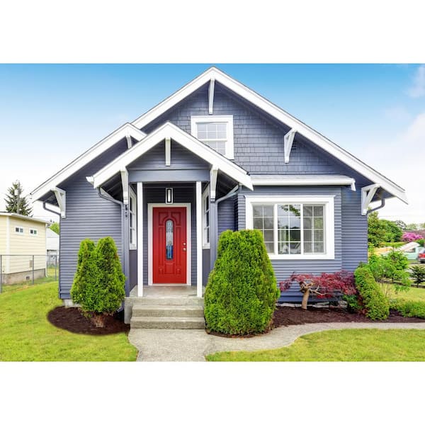 1-Light Black LED Outdoor Pendant Light