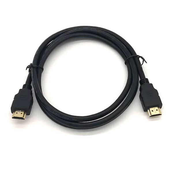 HDMI Cable, High Speed, Black, 6ft., 28AWG, 5PK