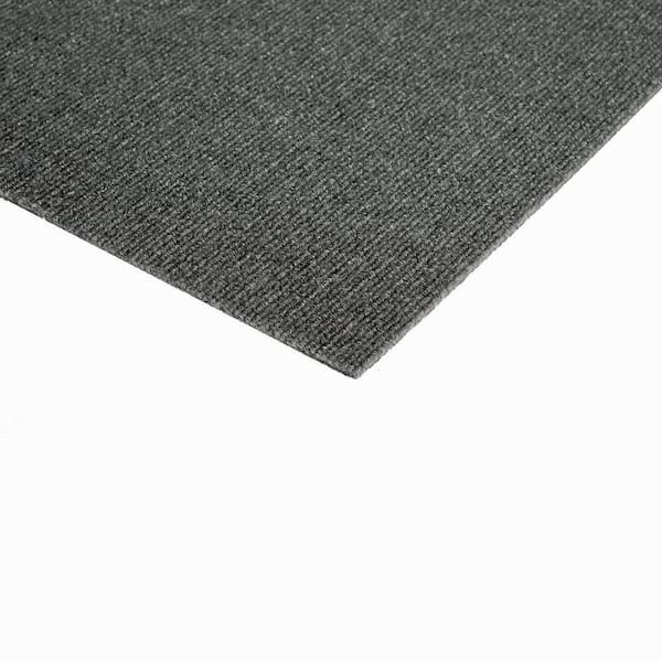 Elk Ridge Gray Residential/Commercial 24 in. x 24 Peel and Stick Carpet Tile (15 Tiles/Case) 60 sq. ft.