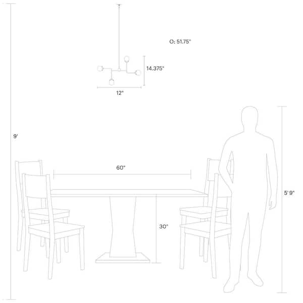 Cafe 12-Light Satin Brass Industrial Hanging Chandelier with Etched/White Inside Glass Shades
