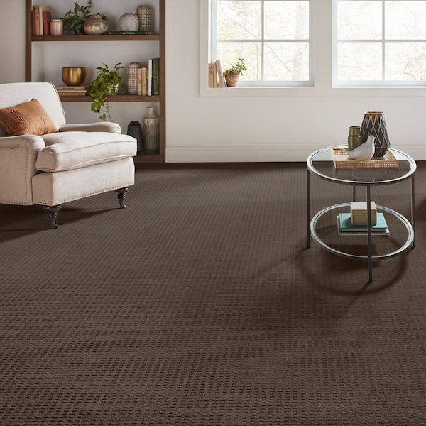 Canter  - Stone Passage - Brown 38 oz. Triexta Pattern Installed Carpet