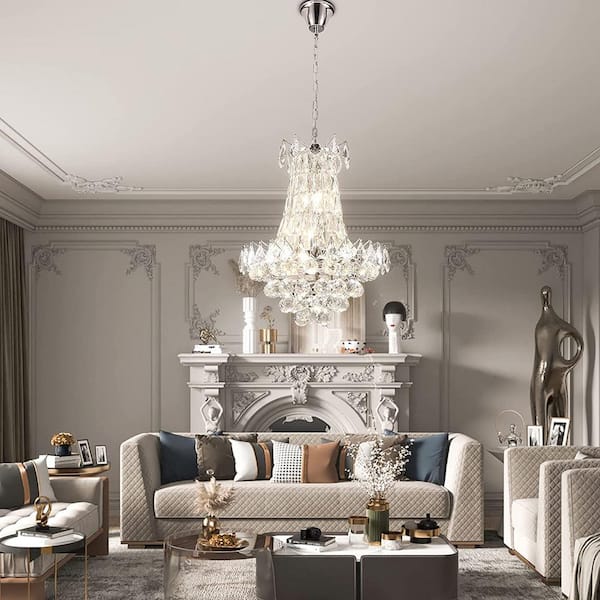 Cheyenne 6 -Light Unique/Statement Empire Chandelier with Crystal Accents