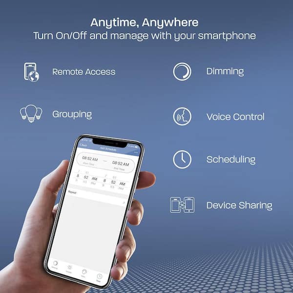 20.4 in. Smart Wi-Fi Connected Wireless Linkable Integrated LED Plug-In LED Under Cabinet Light, Tunable White (4-Pack)