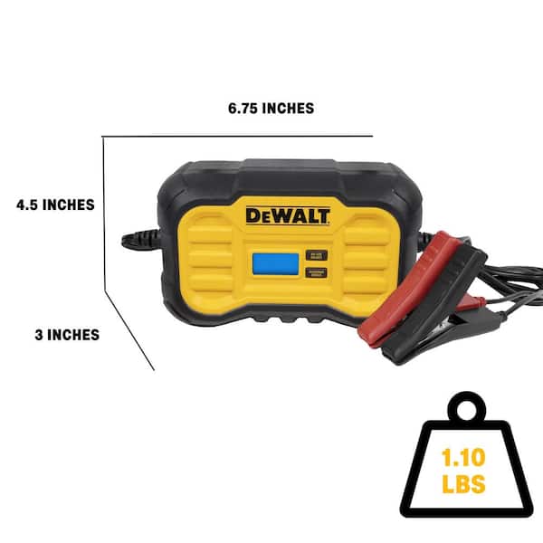 Professional 10 Amp Battery Charger, Battery Maintainer, Battery Trickle Charger