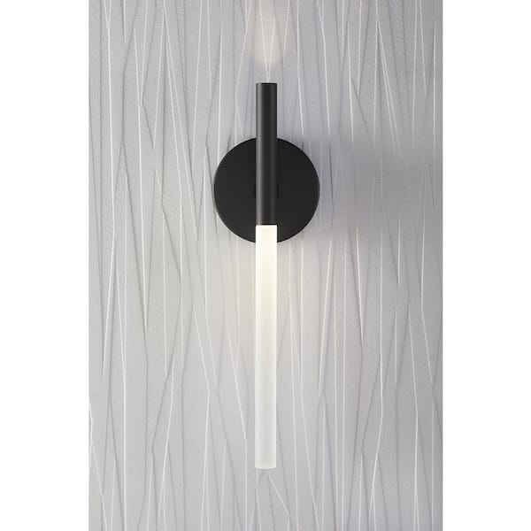 Components 1-Light Polished Chrome LED Wall Sconce