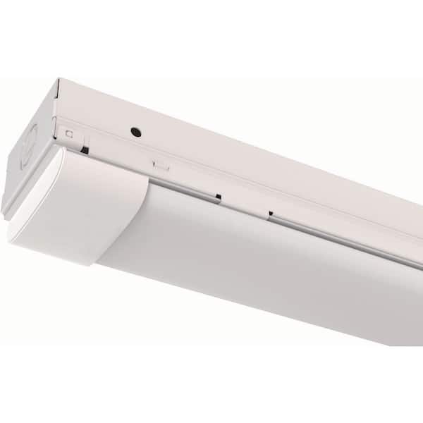 MNSS 8 ft. 220-Watt Equivalent Integrated LED White Strip Light Fixture 4000K High Output