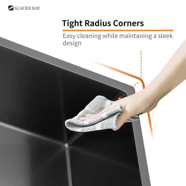 Gunmetal Black Stainless Steel 36 in. 18-Gauge Double Bowl Farmhouse Apron Kitchen Sink