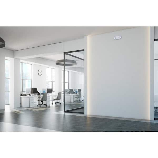 Oval 11-Watt Equivalent Integrated LED White Emergency Light with Ni-Cad 3.6-Volt Battery