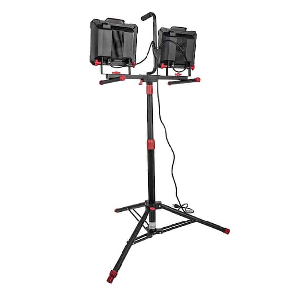 10,000-Lumen Twin-Head LED Work Light