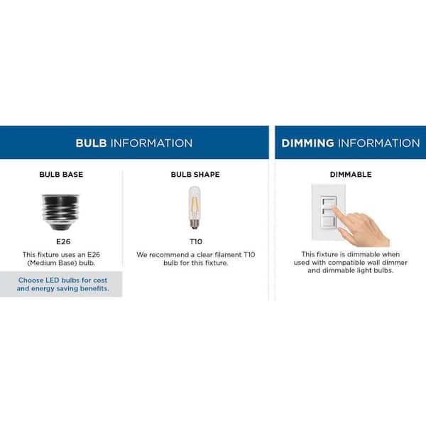 Watch Hill 1-Light Textured Black Clear Seeded Glass Farmhouse Semi-Flush Light