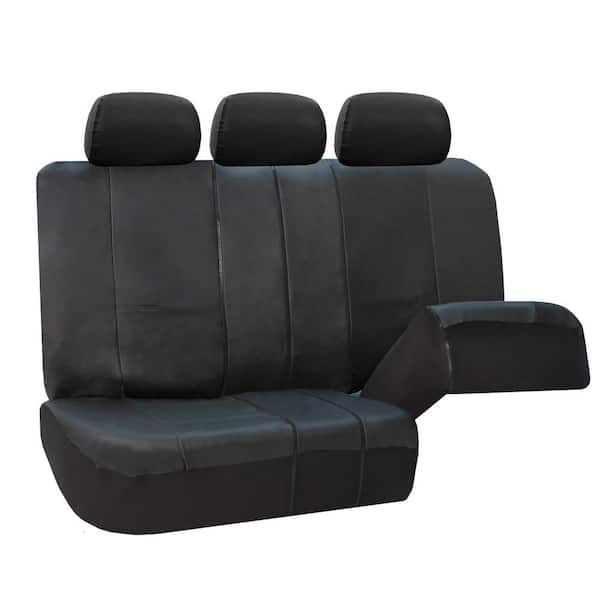 Premium PU Leather 47 in. x 23 in. x 1 in. Full Set Seat Covers