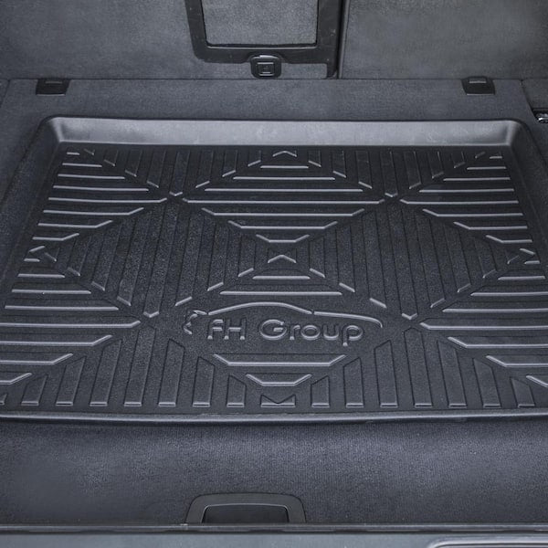 Climaproof Black Multi Purpose Non Slip 1 Piece 32 in. x 24 in. Rubber Car Cargo Tray