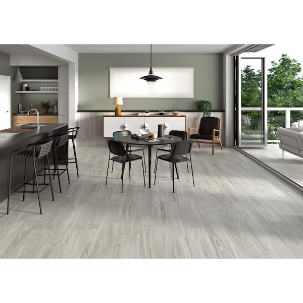 Brooksdale Birch 9.84 in. x 39.37 in. Matte Porcelain Floor and Wall Tile (624.825 sq. ft./Pallet)