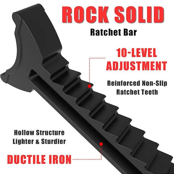 6-Ton Double-Locking Jack Stands (2-Pack)