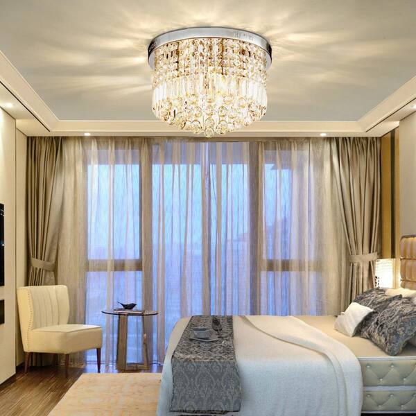 Kathi 9-Light Chrome Chandelier with K9 Crystal