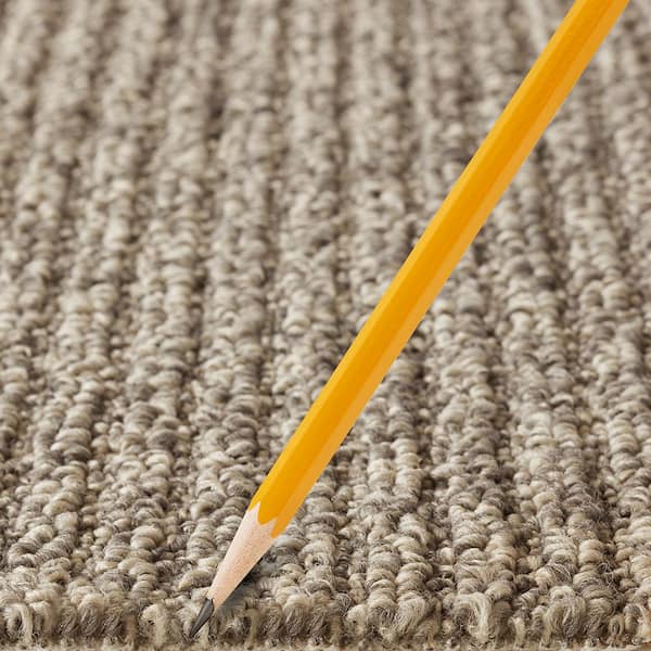 Finton  - Cape Cod - Gray 24 oz. SD Polyester Loop Installed Carpet