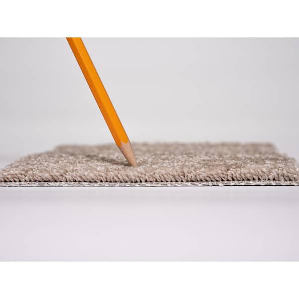 Prime Spot - Ace - Beige 25 oz. SD Polyester Pattern Installed Carpet