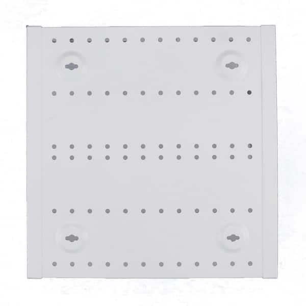 14 in. Structured Media Enclosure and Flush Mount Cover, White