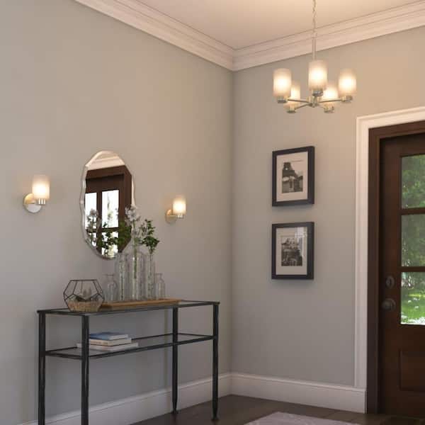 Sylvestre 5-Light Brushed Nickel Chandelier