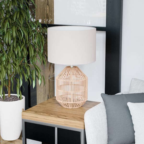 Quinton 24.5 in. Rattan Accent Lamp