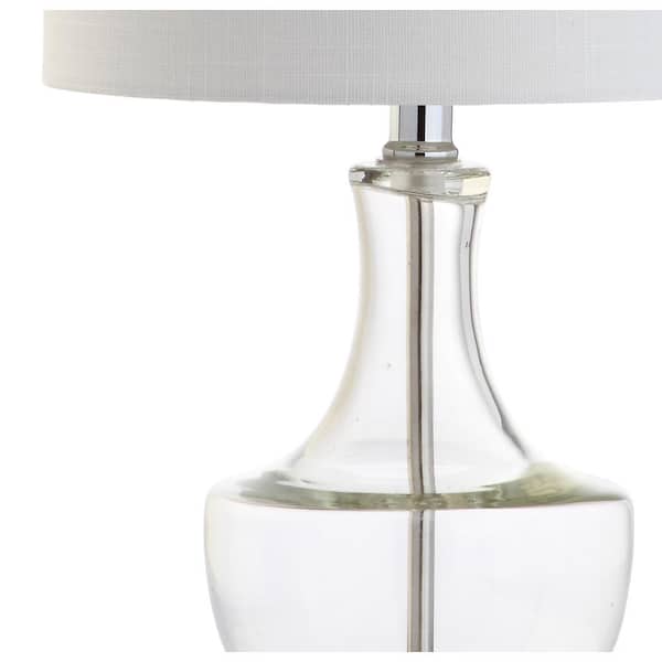 Colette 20 in. Clear Mini Glass Table Lamp