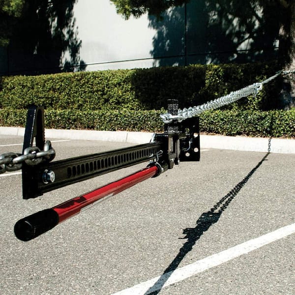 3-Ton (6,000 lbs.) Capacity 33 in. Ratcheting Off Road Utility Farm Jack, Red and Black