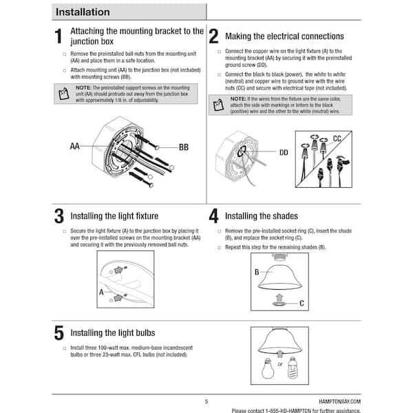 Andenne 26.3 in. 3-Light Transitional Brushed Nickel Bathroom Vanity Light Fixture with Marbleized Glass Shades