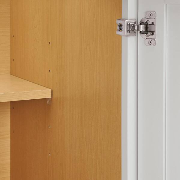 Westfield Feather White Shaker Stock Assembled Base Kitchen Cabinet (36 in. W x 23.75 in. D x 35 in. H)