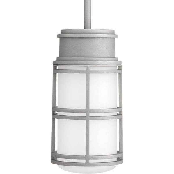 Bell Collection 1-Light Textured Graphite LED Outdoor Flushmount