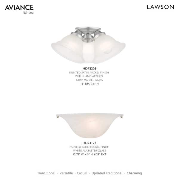 Lawson 1 Light Painted Satin Nickel Wall Sconce