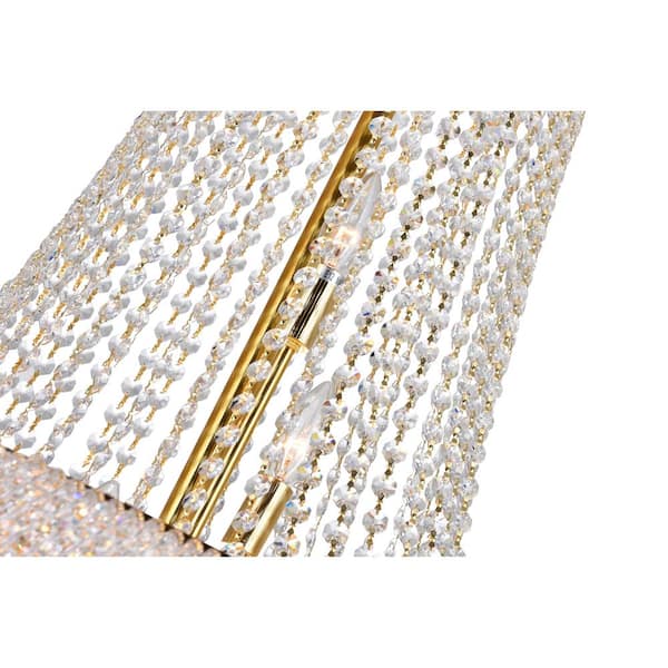 Empire 19 Light Down Chandelier With Gold Finish