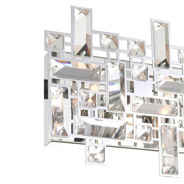 Arley 8 Light Vanity Light With Chrome Finish