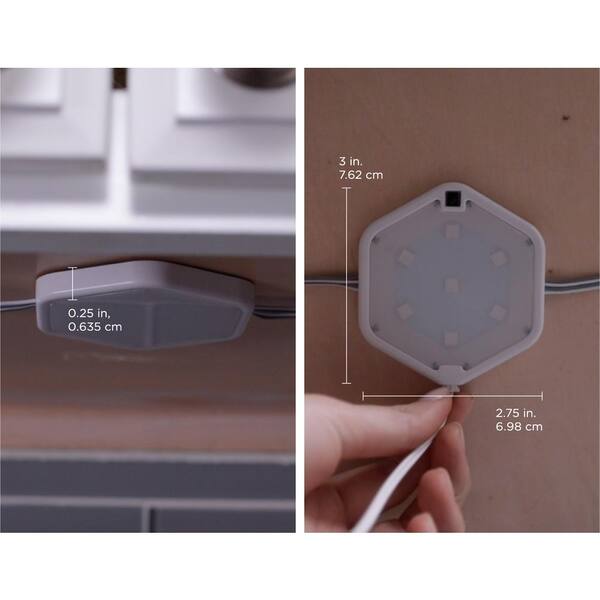 LED Warm White Puck Light Kit (7-Pack)