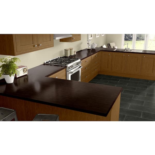 5 ft. x 12 ft. Laminate Sheet in RE-COVER Figured Mahogany with Premium FineGrain Finish