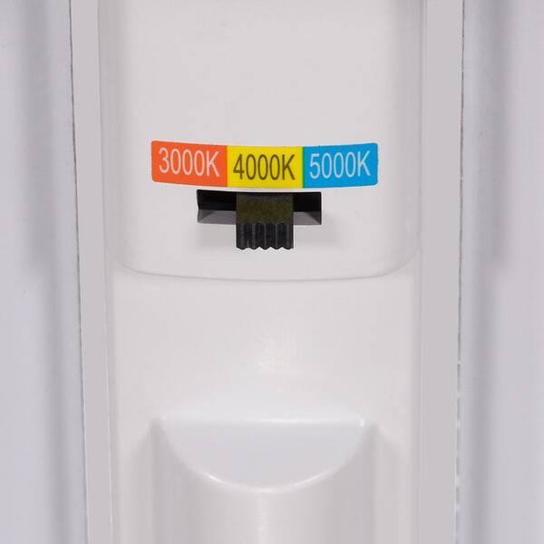 48 in. x 10 in. 4200 Lumens Matte Black Wood End Caps Integrated LED Panel Light 3000K 4000K 5000K Dimmable (4-Pack)