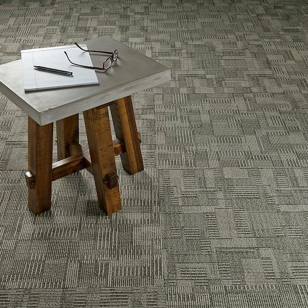 Royce Gridlock Residential/Commercial 24 in. x 24 Glue-Down Carpet Tile (18 Tiles/Case) 72 sq. ft.