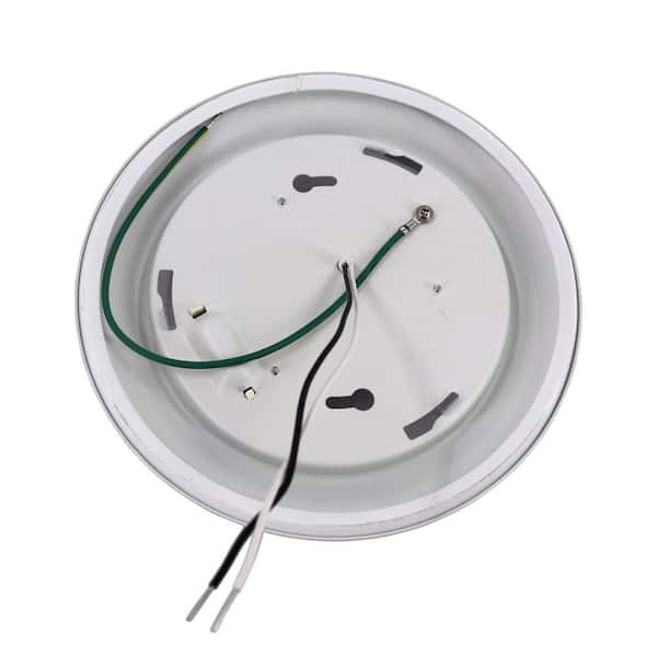 7 in. White Integrated 4000K CCT LED Ceiling Light Flush Mount (6-Pack)