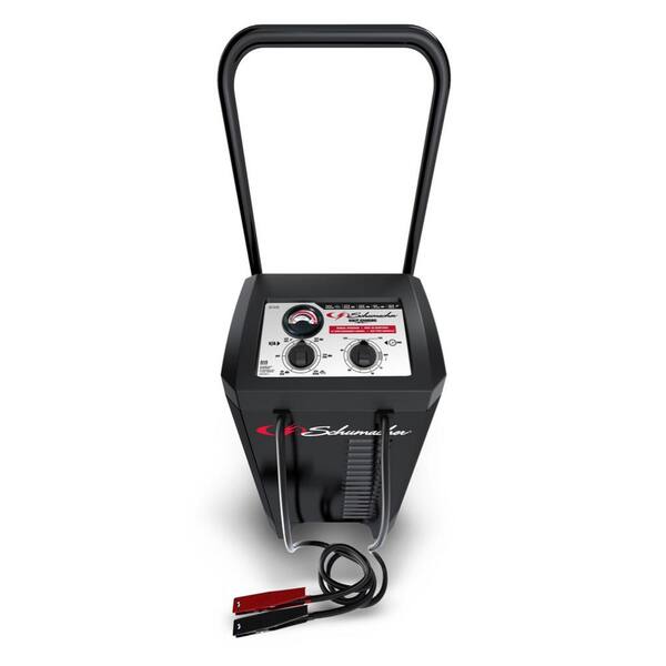 Automotive 6-Volt/12-Volt 250-Amp Manual Wheel Battery Charger and Jump Starter with a 135-Minute Timer