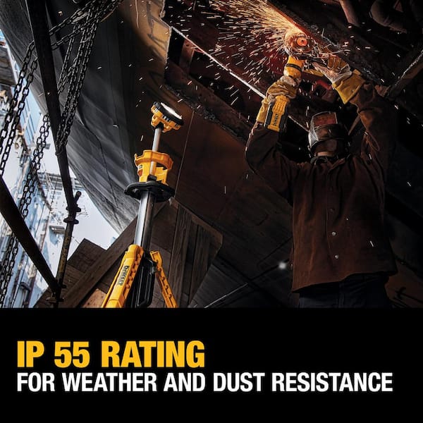 20V MAX 3000-Lumen Adjustable LED Tripod Light