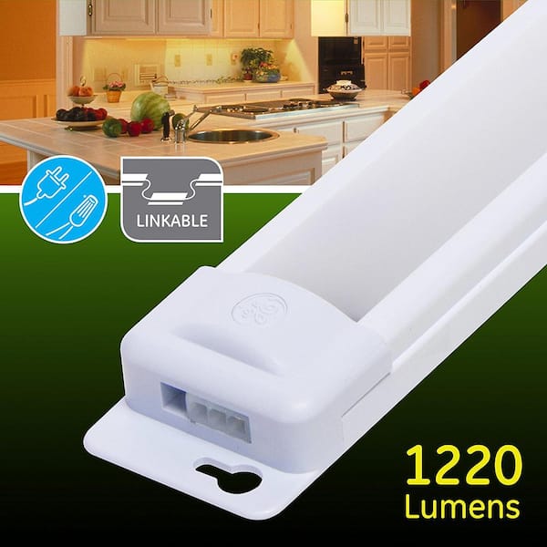 Premium Plug-In 36 in. LED White Under Cabinet Light, Linkable