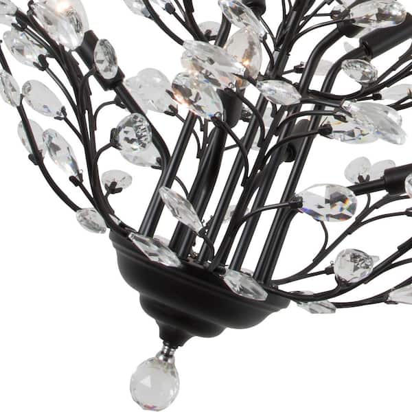 Chicago 8-Light Unique Traditional Chandelier with Crystal Accents