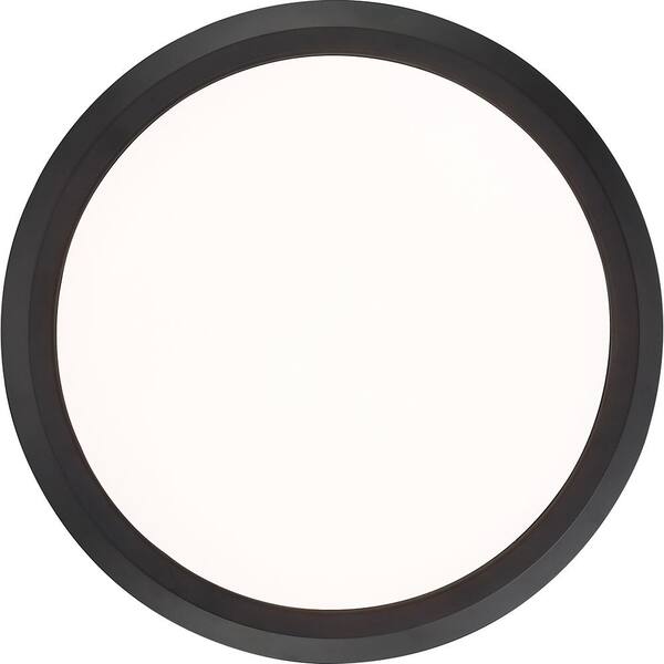 Verge 20 in. Oil Rubbed Bronze LED Flush Mount
