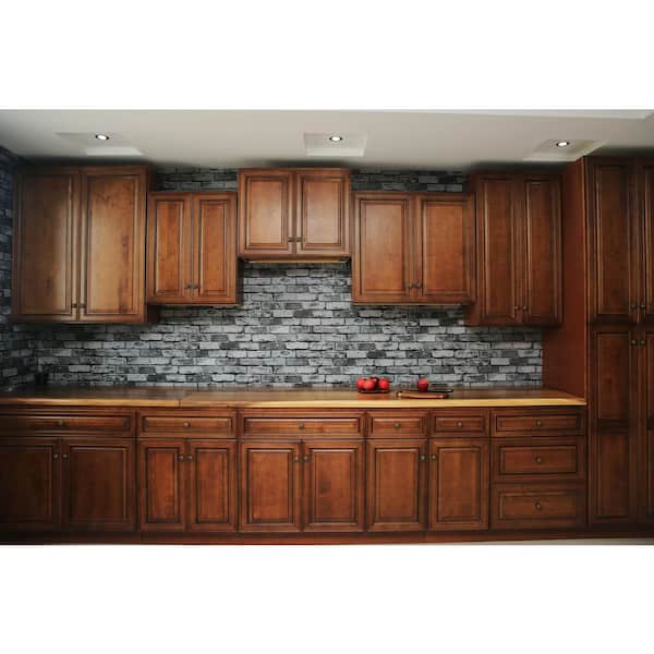 4 ft. L x 25 in. D Finished Saman Solid Wood Butcher Block Countertop With Live Edge